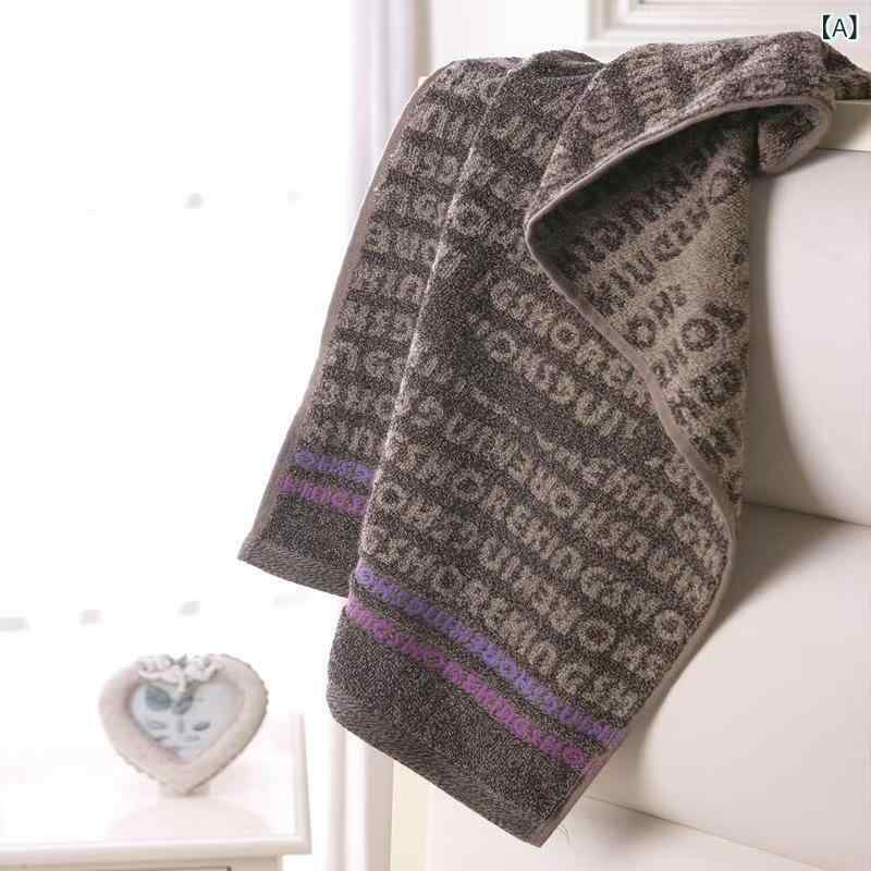 金 号 GA 1142 綿 タオル 柔らかい 濃い 男性 専用 洗面 タオル 成人 家庭 用 吸水 タオル(x2)