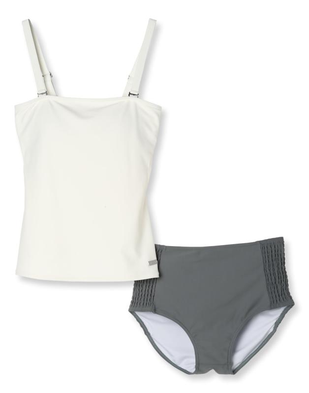 ROXY(ロキシー) ビキニスクエアネック風タンキニレディース