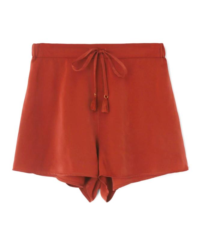 [三愛水着楽園] 単品ボトム マットサテンショートパンツ 55-53-4-1100 レディース