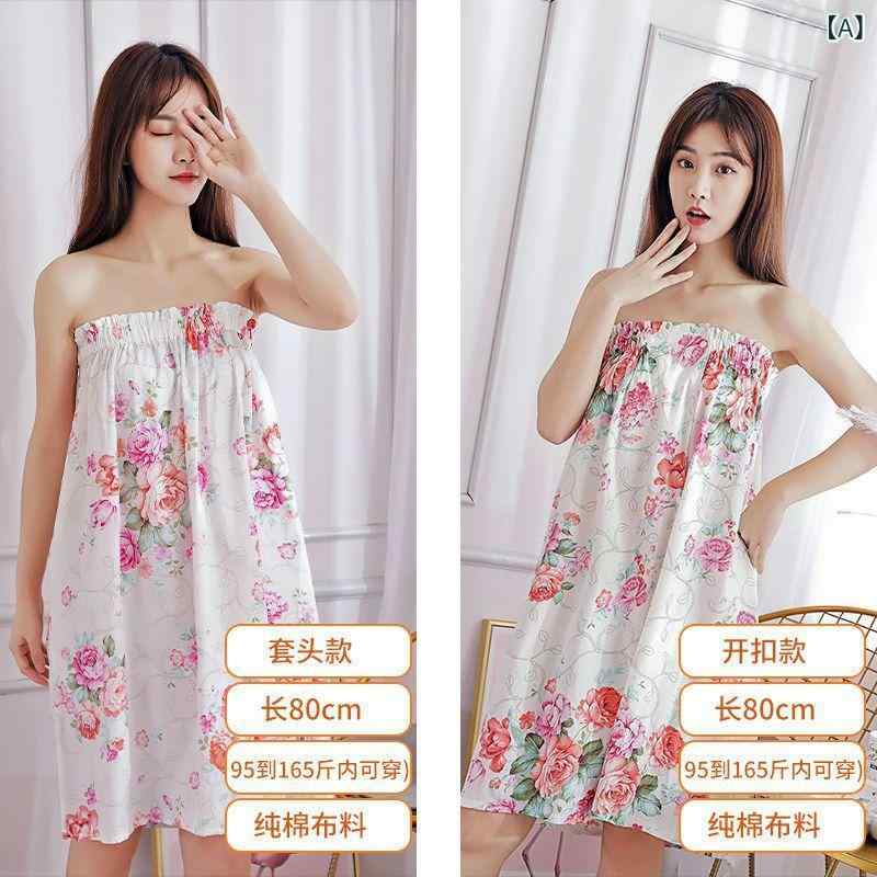 美容 室 バス スカート、 チューブ トップ バスローブ、 自宅で 着 られる ナイト ガウン、 女性 用 バス タオル、 スチーム サウナ、 胸 巻き 服、 薄手 スタイル