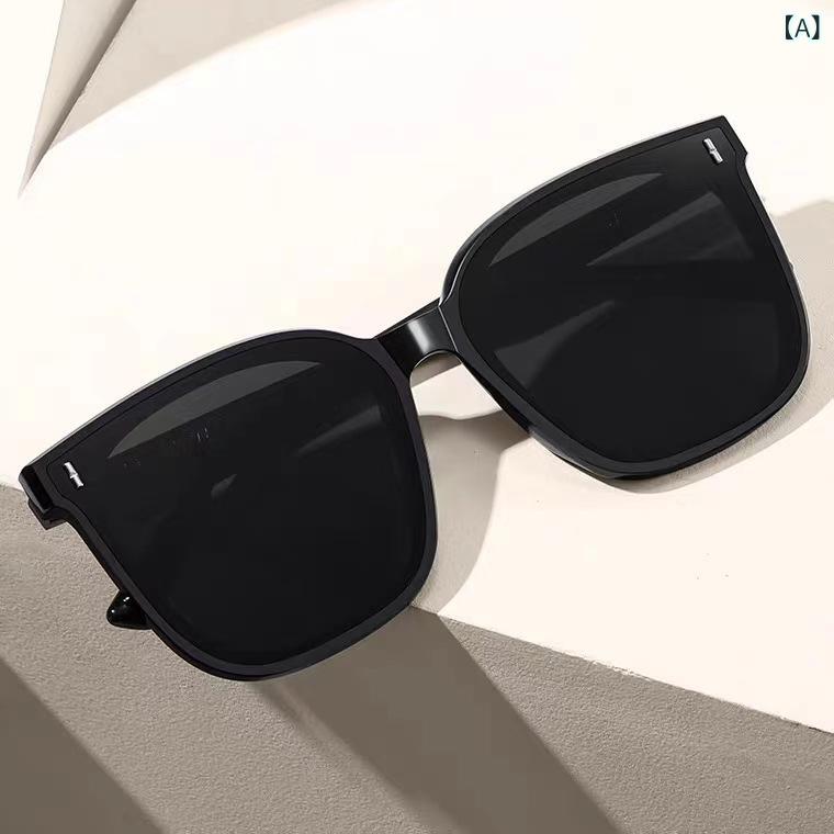 2025 年 新作 トレンド 偏 光 サングラス、 抖音で 話題の 男女 兼用 サングラス、 大きめ フレーム GM 三 点 サングラス