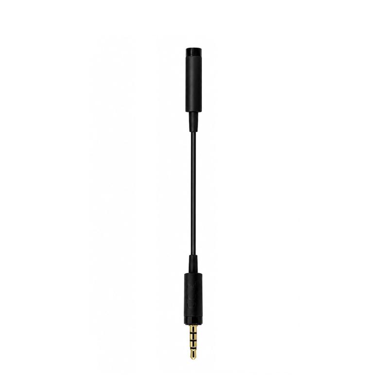 Basicest ワンセグ フルセグ TVアンテナケーブル 01 Sony Xperia対応 3.5mm 4極ミニプラグ 金メッキ端子 14.5cm ブラック