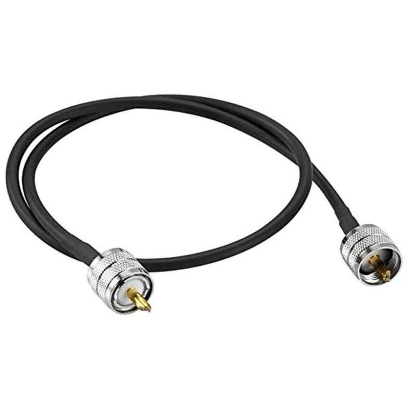 nanomaru M型 同軸ケーブル 延長ケーブル 中継 MP-MP PL259 アンテナ 無線 UHF 同軸 RG58 50Ω オス
