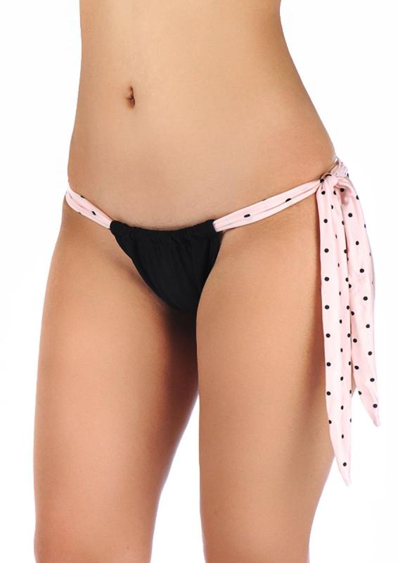 [サナス] 水着 カーテン スタイル ブラジリアン カット ビキニ ボトム 【10色展開】