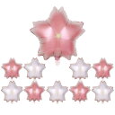Motto Collection 10枚 さくら バルーン 桜 春 風船 装飾 誕生日 飾り付け アルミバルーン 入学 入園 卒業 卒業式 入学式 卒園式 新生活 記念撮影 (さくらA)