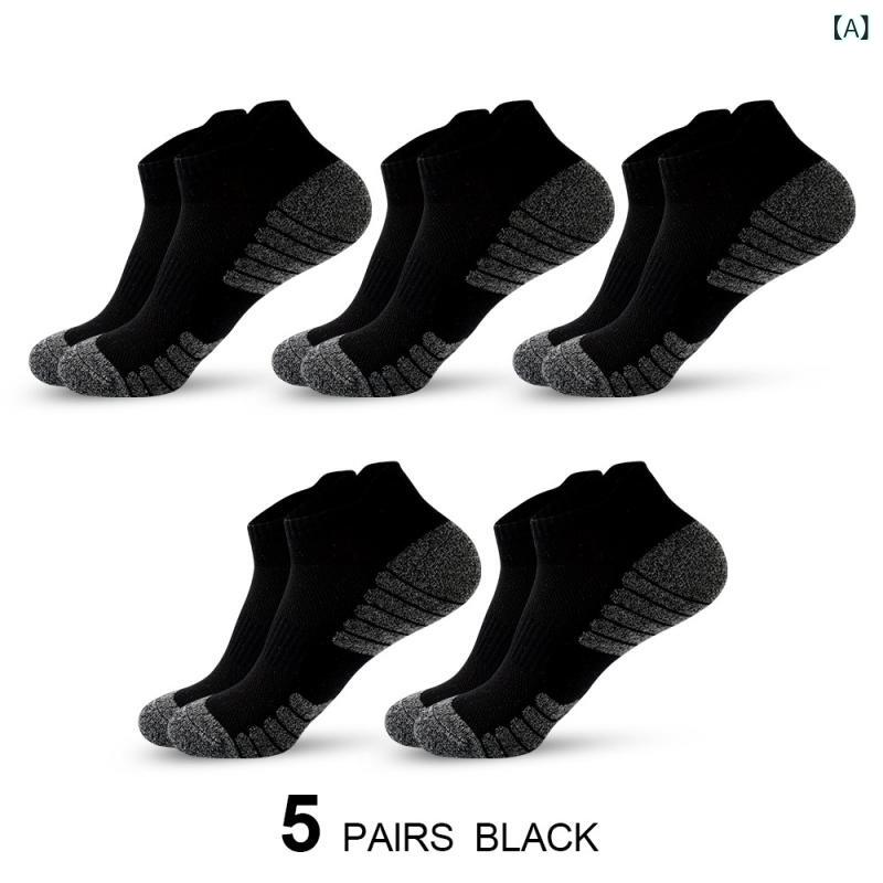 スポーツ ソックス、 メンズショートソックス、 吸汗 性と 通気 性に 優れた メッシュコットンソックス..