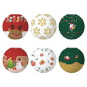 Lanito クリスマス飾り クリスマスランタン 紙提灯 提灯 紙ちょうちん 6種類 6個入り 30cm 燈籠 クリスマスデコレーション用品 クリスマスパーティー、ショップ、バー、屋内外、お正月飾り