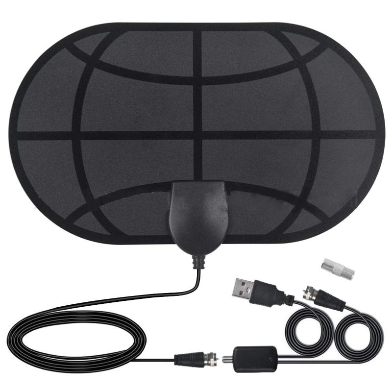 樂天商城 - WINGONEERミニデジタルテレビアンテナ50マイルレンジ信号増幅器F-TV互換HDTV屋内4K DVB-T2 ATSCアンテナ
