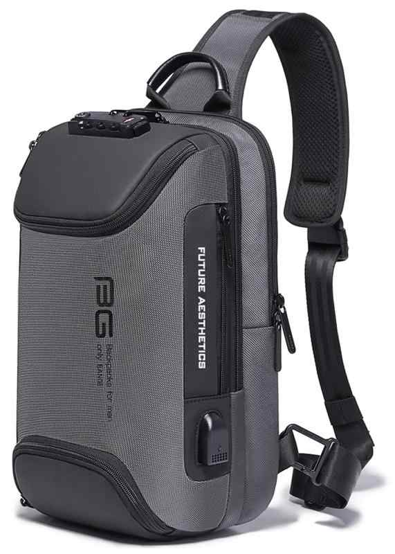 YESLAU ボディバッグ ショルダーバッグ 肩掛けバッグ メンズ 斜めがけ 大容量 防水 盗難防止 USB充電ポート 人気 iPad収納可能 通勤 旅行