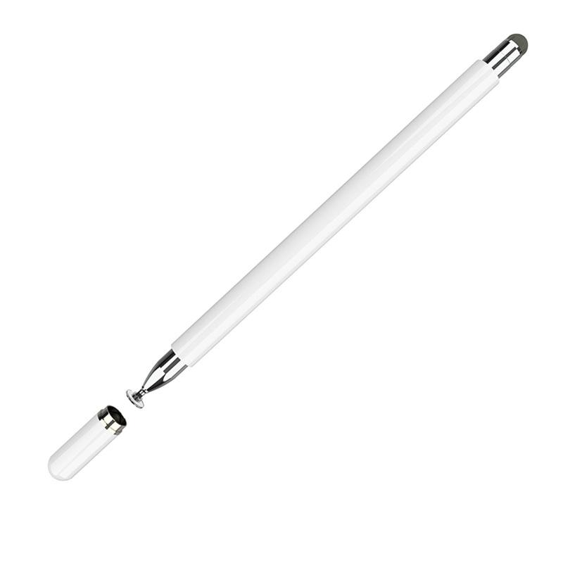 LUYING タッチペン 2in1 極細 高感度 高精度 充電不要 ペン スマホ タッチペン 軽量 耐摩 超高感度 途切れなし スタイラスペン ホワイト【通用性が高い】両端のペン先が付いています。ディスク型のペン先は高感度で、簡単なスケジュールの記録とサインに適しています。ディスクの形状により、画面を傷つけにくいです。導電繊維製のペン先は柔らかく、画面上を自由にスライドできます。 タッピングゲームや閲覧をするときに最適です。ご注意：使用時には、使用規範に従い、過度な力を加えず、極端に凹凸のある表面での使用を避け、ねじ山の損傷やタッチ反応の不良を減らすようにしてください。【便利なご利用】このスタイラスペンなら、ネットサーフィンはもちろん、細かい文字の書き込みやゲームもスムーズに楽しめます。静かな場所でもカツカツ音がしないから、周囲を気にせず集中できます。パズルゲームや読書のときも、手が疲れにくく快適【軽量タッチペン】ペンキャップは磁気吸着タイプなので、安心して付外しすることが可能です、紛失の可能性は小さくになります、ペン先をもっと守ることができます。ペン本体は軽量設計で、長時間でも手が疲れにくい快適な使用感を実現します、年齢を問わず、特に子供やお年寄りに最適です。【幅広い互換性】iPad、i-Phone、android端末など、人気のデバイスに対応。ただし、一部の保護フィルムやアプリとの相性によっては、反応が異なる場合があります。（3mm以下の保護フィルムがおすすめです）【用途広い】友人への贈り物にも人気のプレゼントです、開学季、クリスマス、バレンタインデー、感謝祭、記念日、誕生日などのプレゼントに最適ですゲームや絵を描いたり、Word編集、写真加工、ノート記録、絵描き、特にスマホゲームに最適、電車内、図書館、会議室などいつでも利用できます。