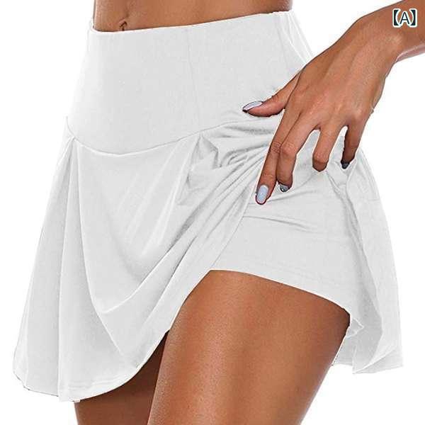 2023 夏の 欧米の アマゾンの 基礎 モデルの 夏の 婦人 服の純 色の 偽の 2 枚の レギンスの 女性の 半身の スカート