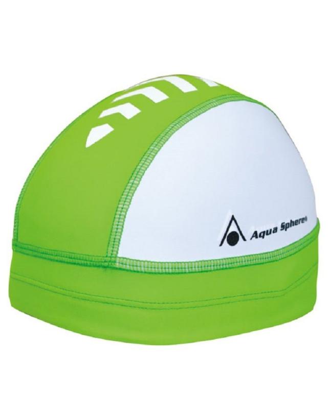 アクアスフィアー スイムキャップ Skull Cap I GREEN/WHT 253690
