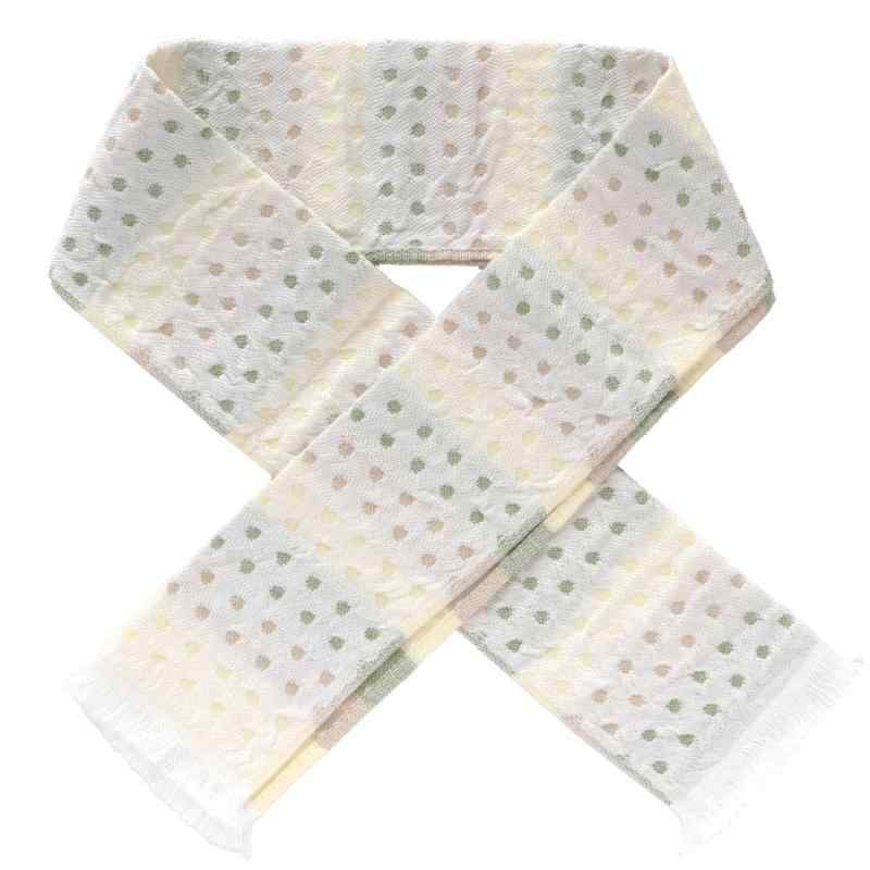 ロングタオル ECO de クール ひんやり 接触冷感 ドット (グリーン) 婦人 レディース 094991-0009-02