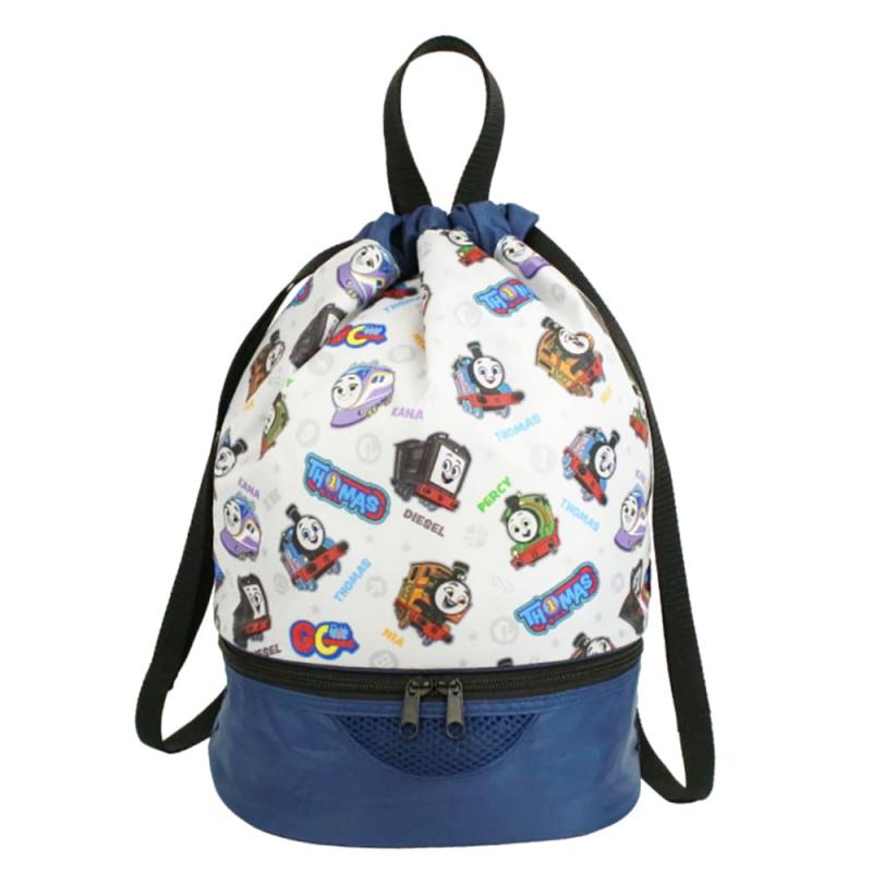 Beach Bags, Pool Bags - 高波クリエイト 2WAYボンサック きかんしゃトーマス ネイビー 【125382】 プールバッグ