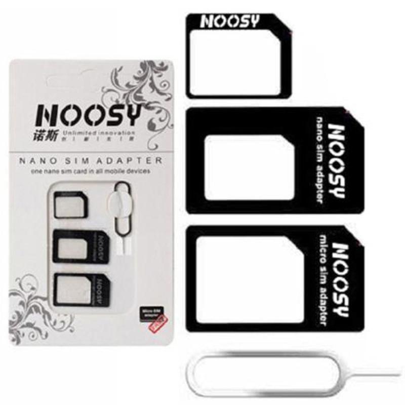 NOOSY nano micro SIM 変換アダプター ナノシム マイクロ SIM変換アダプター SIMアダプター nanoSIM microSIM SIMカード変換 SIMカードホルダー SIMトレイ SIMサイズ変換 SIMサイズ変換 SIMトレイ