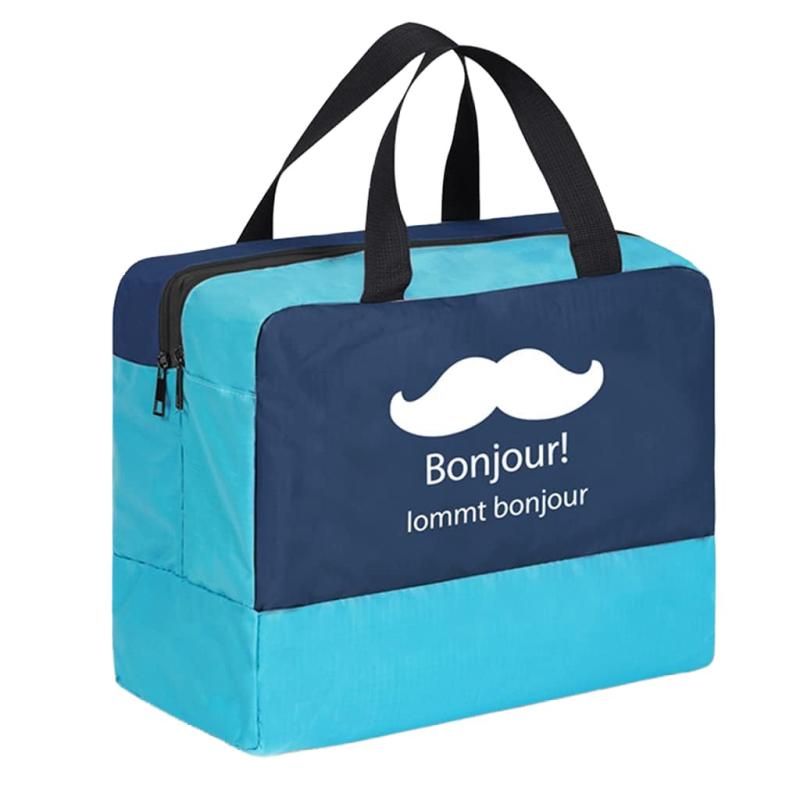 Formemory プールバッグ ビーチバッグ 二層式 乾湿分離 大容量 防水 ジムバッグ トートバッグ 女の子 男の子 フィットネス スポーツ ヨガバッグ 水泳バッグ