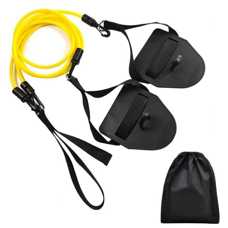 ideastore 水泳用 トレーニングチューブ ゴムチューブ トレーニング ストレッチ パドル 水泳