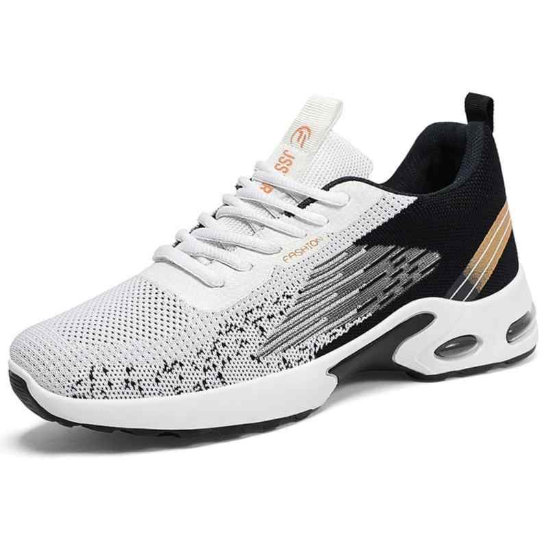 [Quikaboo] ランニングシューズ スニーカー メンズ ウォーキングシューズ シューズ 運動靴 エアー クッション スポーツシューズ 軽量 通気性 滑り止め B1