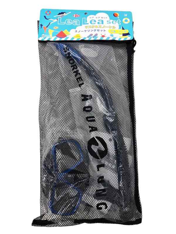 アクアラング [レアレア/LeaLea] 2点セット TYPE D （BK/BL）223403