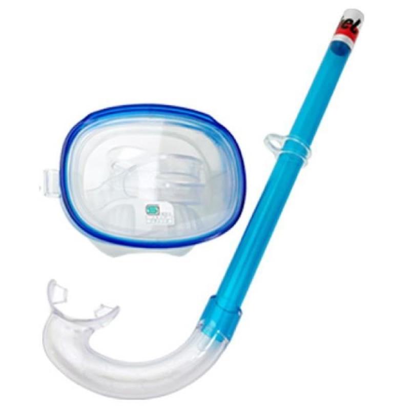 子供用 マスク・シュノーケル 2点セット ブルー 315L