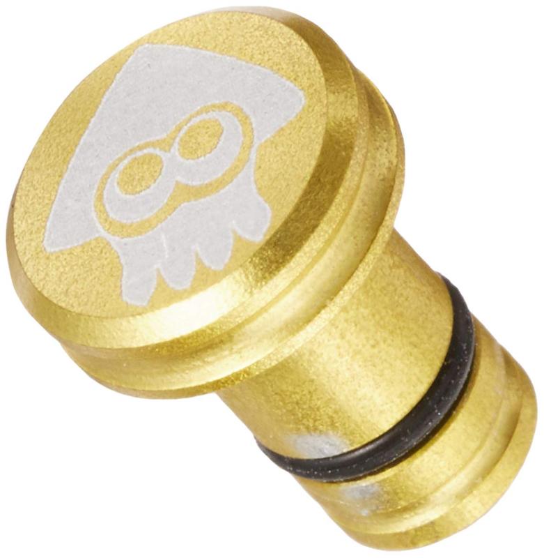 スプラトゥーン2 イカ アルミ削り出しイヤホンジャックカバー サンイエロー(c)2017 Nintendo