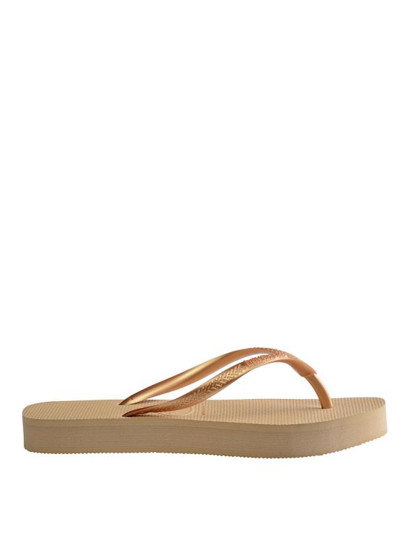 Havaianas レディース SLIM FLATFORMビーチサンダル