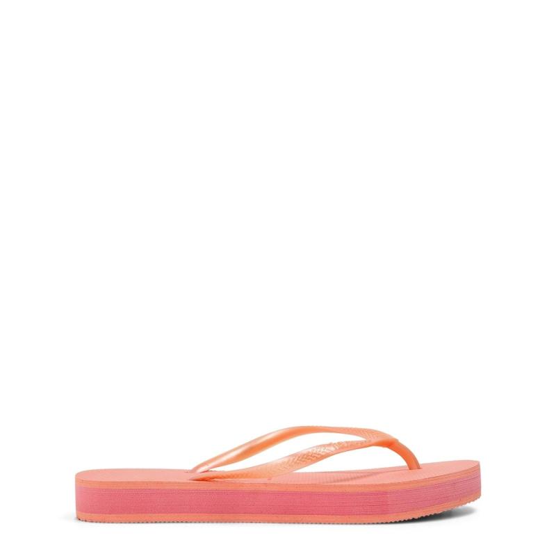 Havaianas レディース SLIM FLATFORMビーチサンダル