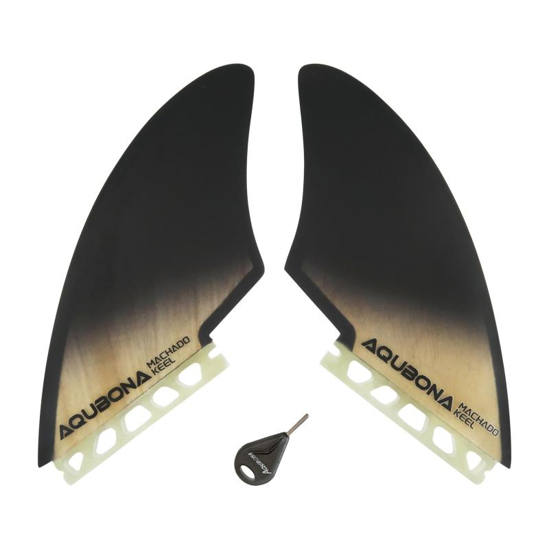 ボートフィン ガラスファイバー サーフボードフィン Keel fin 2フィン キールフィ...