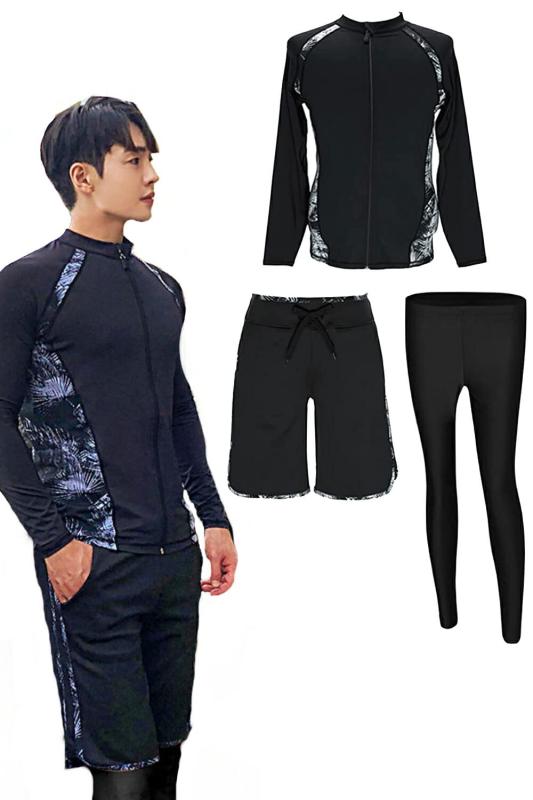 [Y's factory] ラッシュガード 水着 上下セット ウェットスーツ 長袖 レギンス サーフパンツ 海水浴 3点 5点 セット UVカット メンズ レディース