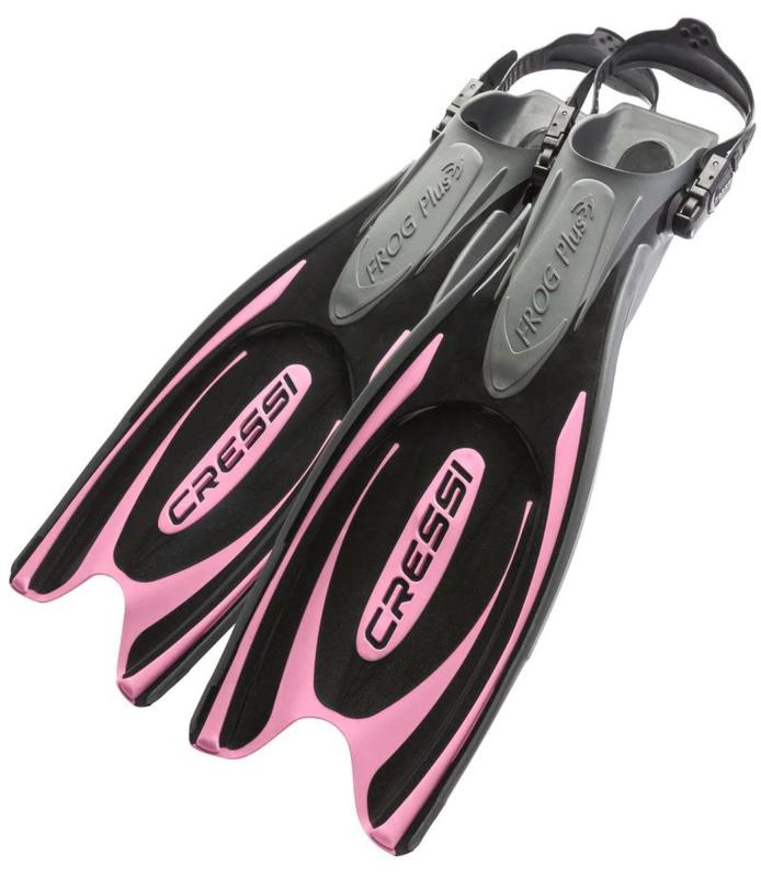 CRESSI �����塼�� �����ӥ� �����ץ�ҡ��� �ե��� [ FROG PLUS ] 3�Ǻ๽�� 360�ٲ�ž�Хå��� �եåȥݥ��åȾ�˥֥졼�� �������ʡ�