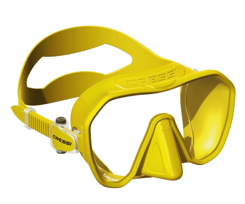 CRESSI スキューバ フリー ダイビング マスク [ Z2 SMALL ] 小さめマスク フレームレス ワイドビュー シリコンスカート 【正規品】
