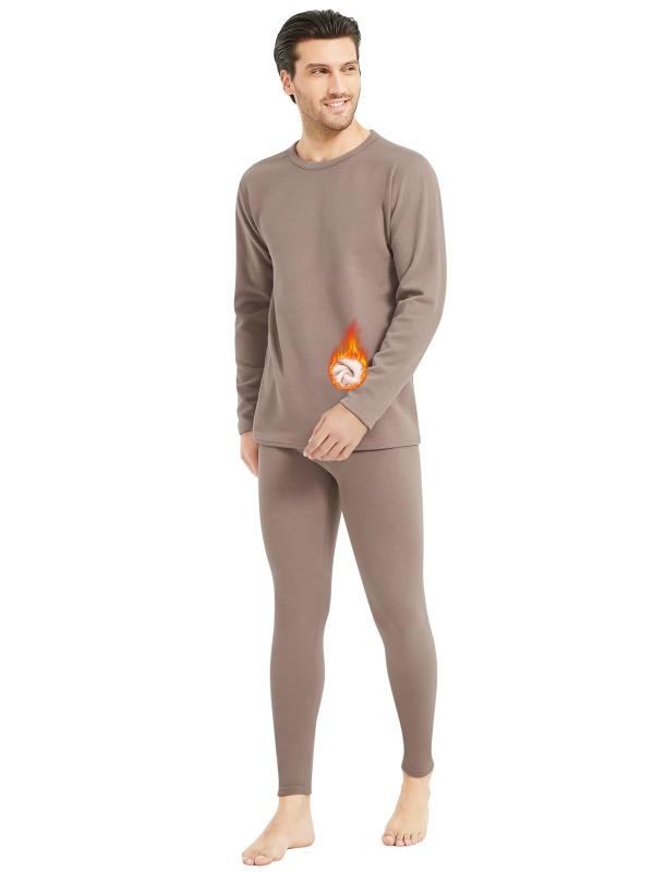 [Rovidorx] あったかインナー 上下セット メンズ 裏起毛 防寒インナー ヒートテック 上下 アンダーシャツ 長袖 防寒タイツ アンダータイツ インナーウェア 保温インナー 肌着 防寒着