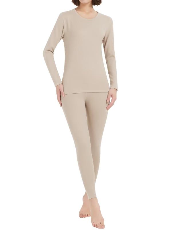 [THREEGUN] あったかインナー レディース 上下セット ヒートテック 防寒インナー 裏起毛インナー 裏起毛タイツ 防寒 タイツ レギンス ルームウェア 防寒 肌着 冬