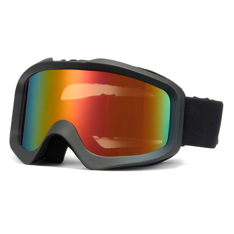 [Cyxus] スキーゴーグル スノーボード 超180°広い視界 UVカット 3層スポンジ 調節可能ベルト 全天候対応 通気/防風/防雪/防塵/軽量/耐衝撃 山登り/スキー/アウトドアスポーツに全面適用 1231