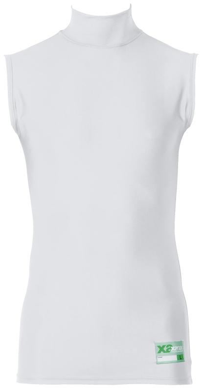 ザナックス(Xanax) ハイネックノースリーブ パワーアンダーシャツ bus-921 ホワイト(01) O bus921-01-o