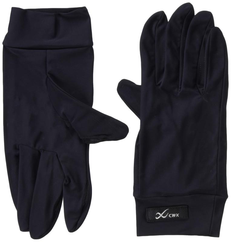 [シーダブリューエックス/ワコール] グローブ 【MEN】 スマホ対応 指出し構造(人差し指・中指・親指) 動きにフィット 吸汗速乾（本体）..