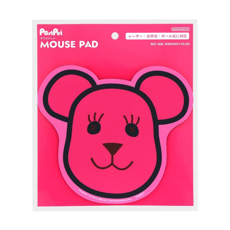 18 inches - 20 inches - サンスター文具(Sun-Star Stationery) PostPet グッズ マウスパッド モモ S4141466