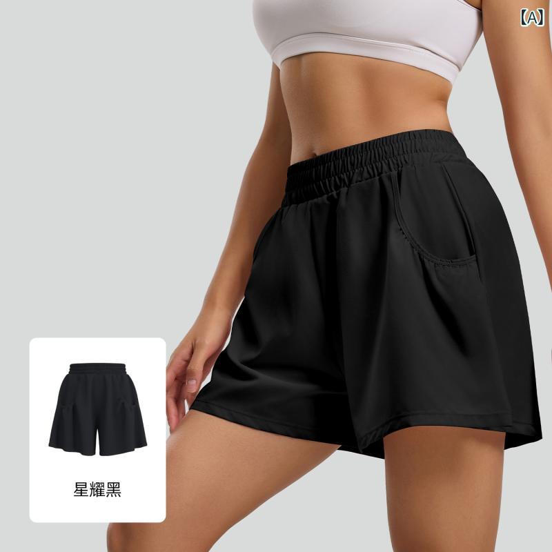 聚衣 堂の 新型 ヨガの半 ズボンの 女性の レジャーは 光の高 腰を 防いでお 尻を 持ち上げて ランニング します。