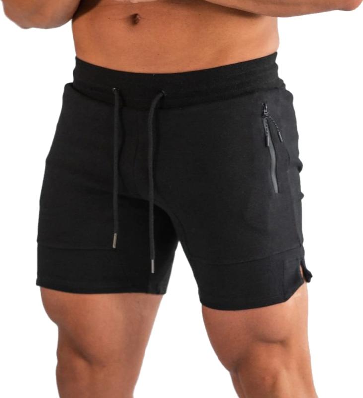 [AdLife] ハーフパンツ ショートパンツ メンズ スポーツ ジム トレーニング 短め 筋トレ フィットネス 運動 通気性 ブラック