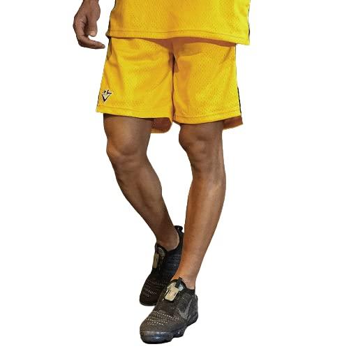 樂天商城 - [サムディフ] トレーニングパンツ メンズ 【通気性 メッシュ ハーフパンツ ショートパンツ ショーツ 短パン ランニング 筋トレ マッチョ ジョギング バスケ サッカー 伸縮性