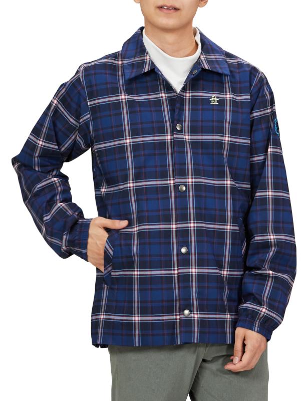 [マンシングウェア] ジャケット Kinloch Anderson はっ水 ストレッチ タータンチェックゴルフ MGMWJK04 メンズ