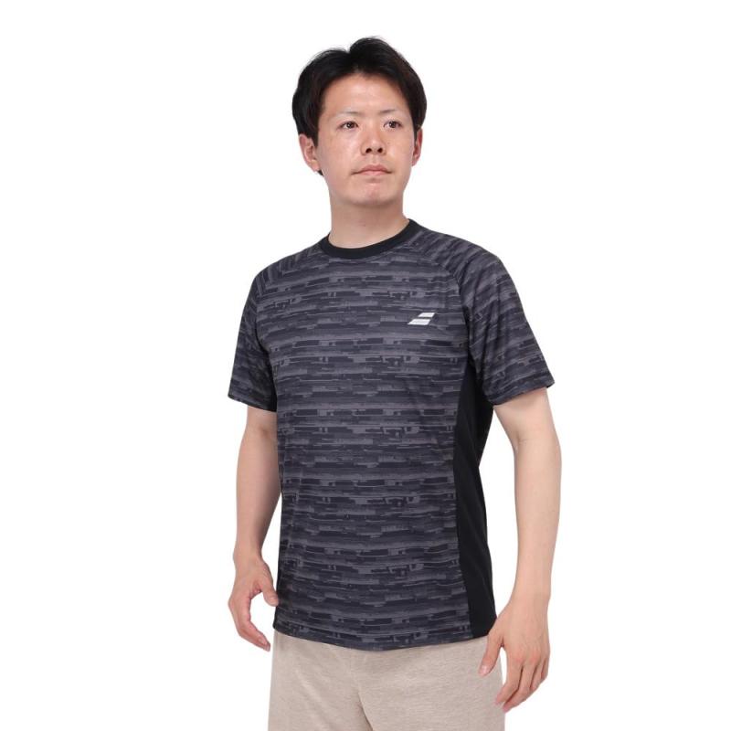 バボラ 半袖 シャツ テニスウェア メンズ CLUB SHORT SLEEVE SHIRT BUG1310C-2023 2023FW