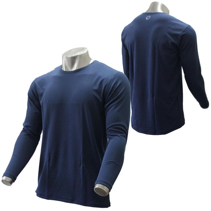 野球 オンヨネ 長袖 野球 ウェア ウエア アンダーシャツ オールシーズン 丸首 ハイグレーター フリーネック ロングスリーブ OKJ99752