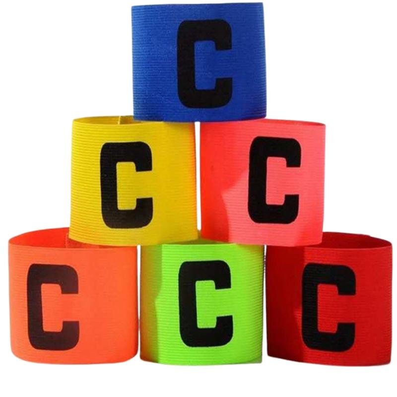 [geneX] 腕章 キャプテンマーク アームバンド 6個セット サッカー腕章 耐久性 弾性 マジックテープ付き 各種 競技用