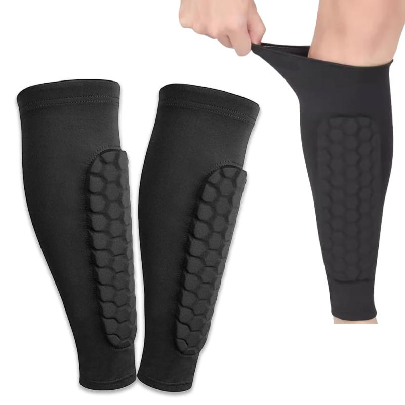 Nicheez すね当て ソックス サッカー スネサポート 脛 シンガード フットサル 左右セット