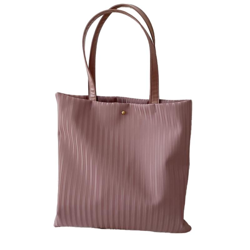 [MAIBED] トートバッグ レディース 大容量 軽量 エコバッグ ショルダー 斜めがけ 韓国 デイリー プリーツ風 通勤 書類 OL プレゼント ギフト フォーマル パーティー 花火大会 母の日プレゼント