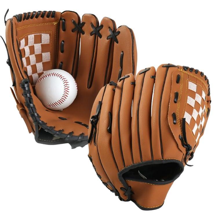 グローブセット 子供用 グローブ2つ 野球ボール付き 10.5インチ 右投げ 野球セット キャッチボールセット ソフトボール