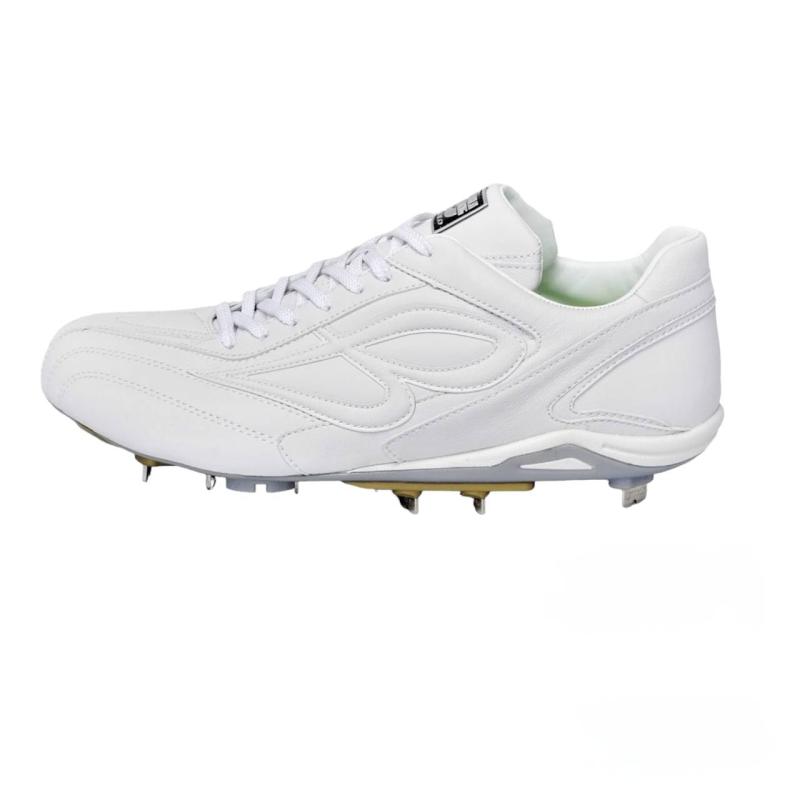 [ビモロ]ベースボール スパイク ストラビー 野球 ダブルビー #1090 高校野球 ボーイズ シニア 金歯 ワールドウィング ホワイト 楽 練習用 試合用