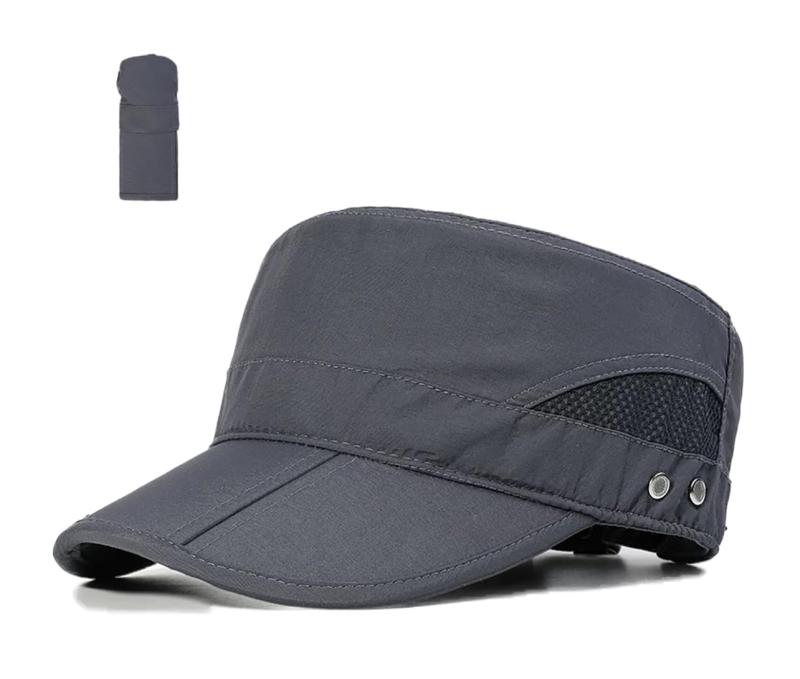 [Lovechic] ワークキャップ 帽子 メンズ 防水 折り畳み 速乾 無地 おしゃれ 春 夏 秋冬 折りたたみワークキャップ 56-60cm 調整可能【超通気性ポリエステル素材】 超軽量で通気性の良いポリエステル素材を使用しているため、...