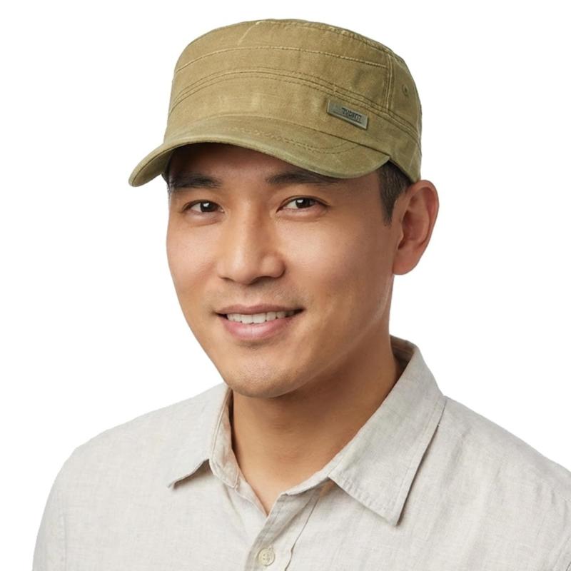 [RUNQIU] 帽子 ワークキャップ メンズ 作業 アウトドア 美シルエット UVカット 綿 ウォッシュ生地 アウトドア 釣り ゴルフ オールシーズン